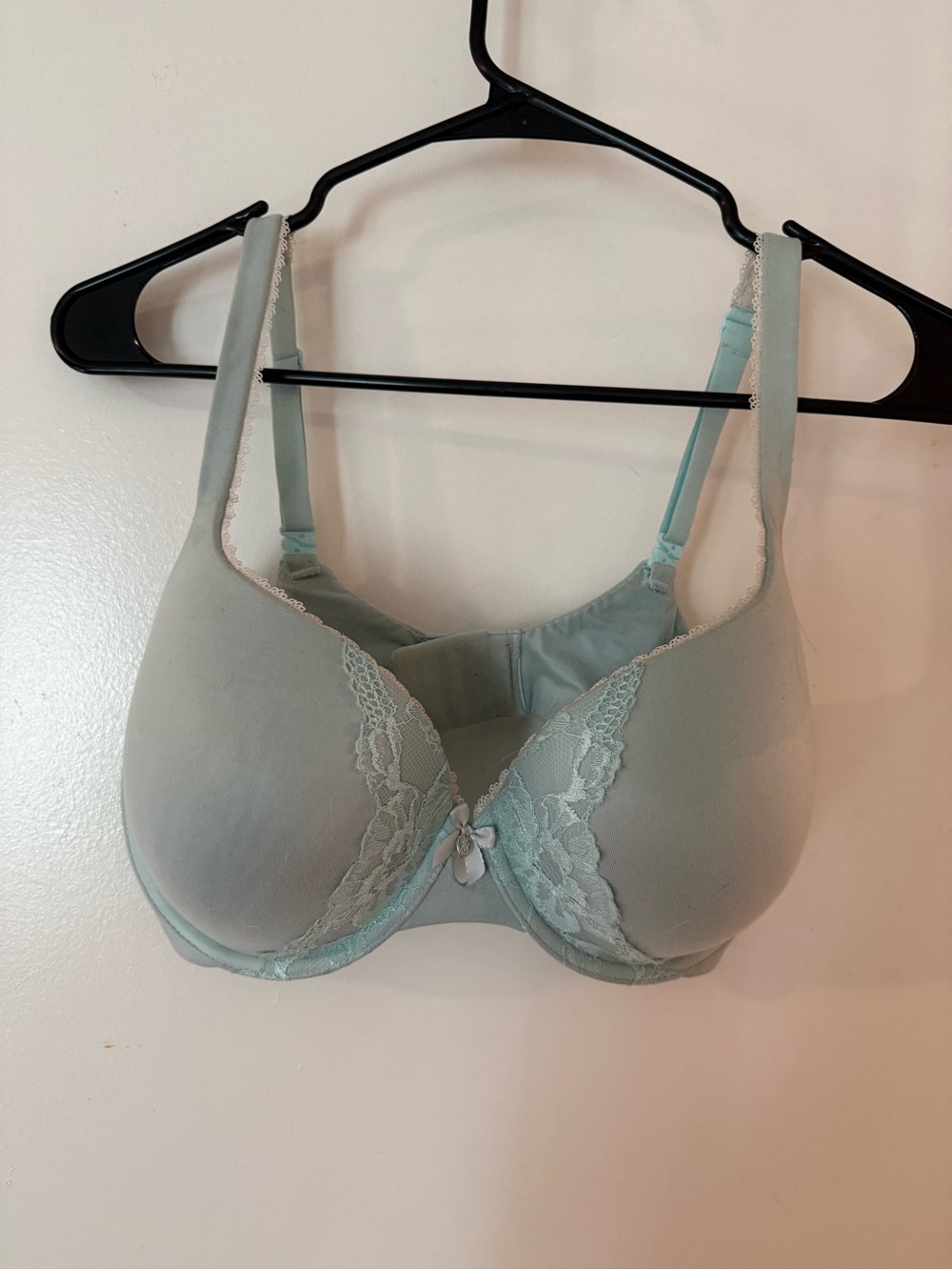 Victorias Secret Light Mint Lace Underwire Bra
